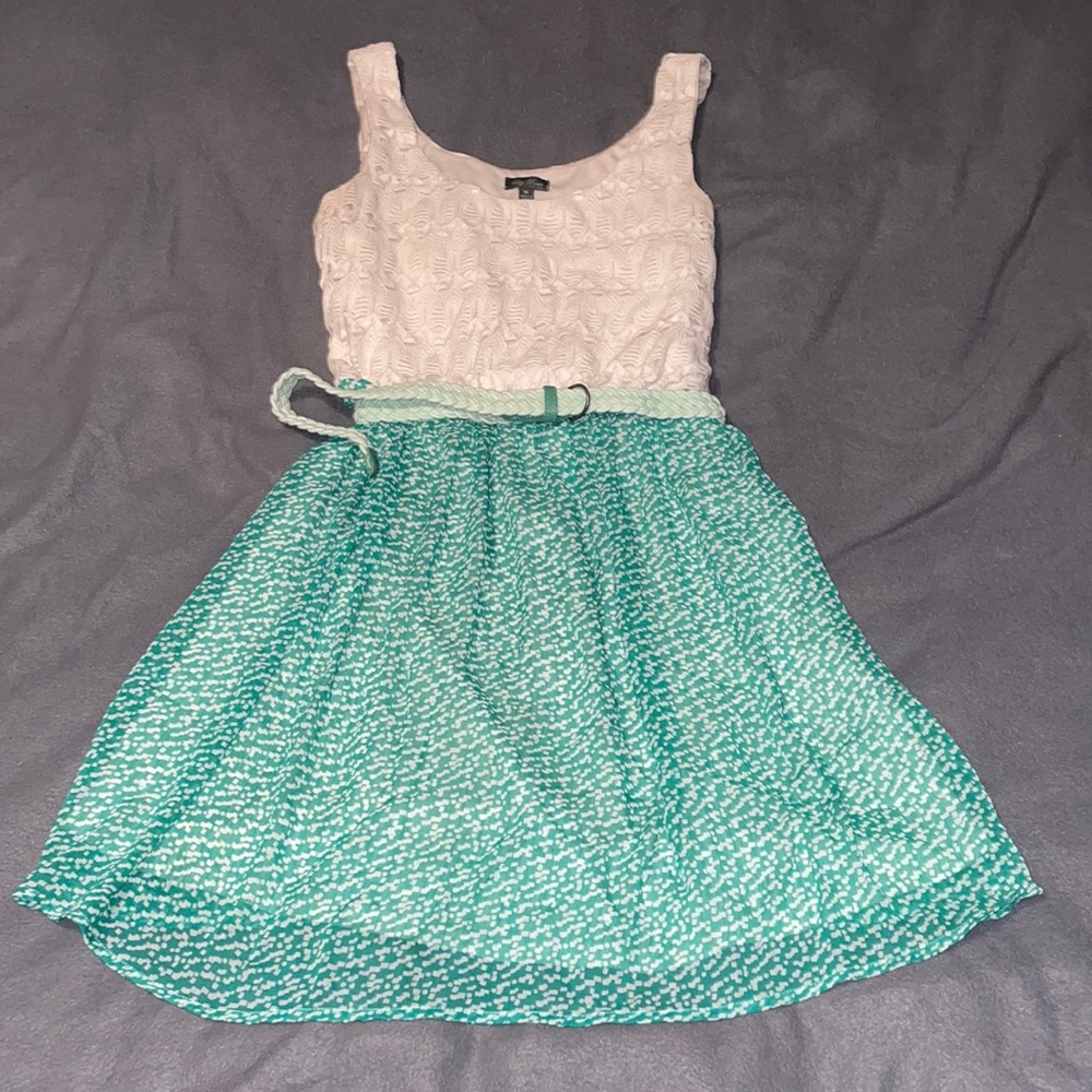 LilyRose medium summer tank dress with belt.